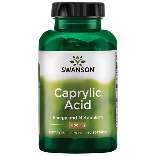 Swanson - Caprylic Acid - 60 kapsułek Swanson - Caprylic Acid - 60 kapsułek